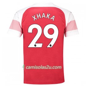 Camisolas de futebol Arsenal Xhaka 29 Equipamento Principal 2018/19 Manga Curta